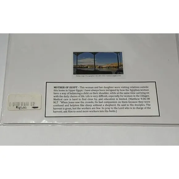 Black And White Photography 3 Photos Signed by Teresa Craig